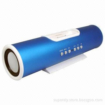 Portable Speaker for Mobile Phones/MP4 Players/PCs, with Built-in Lithium Battery, Multicolor